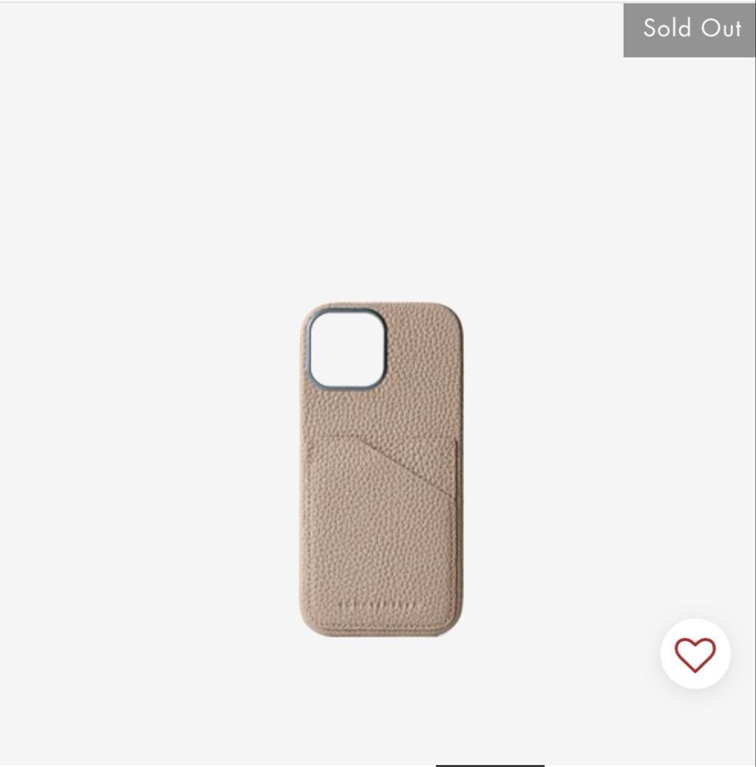 【値下げ】BONAVENTURA　iPhone16e バックカバーケース