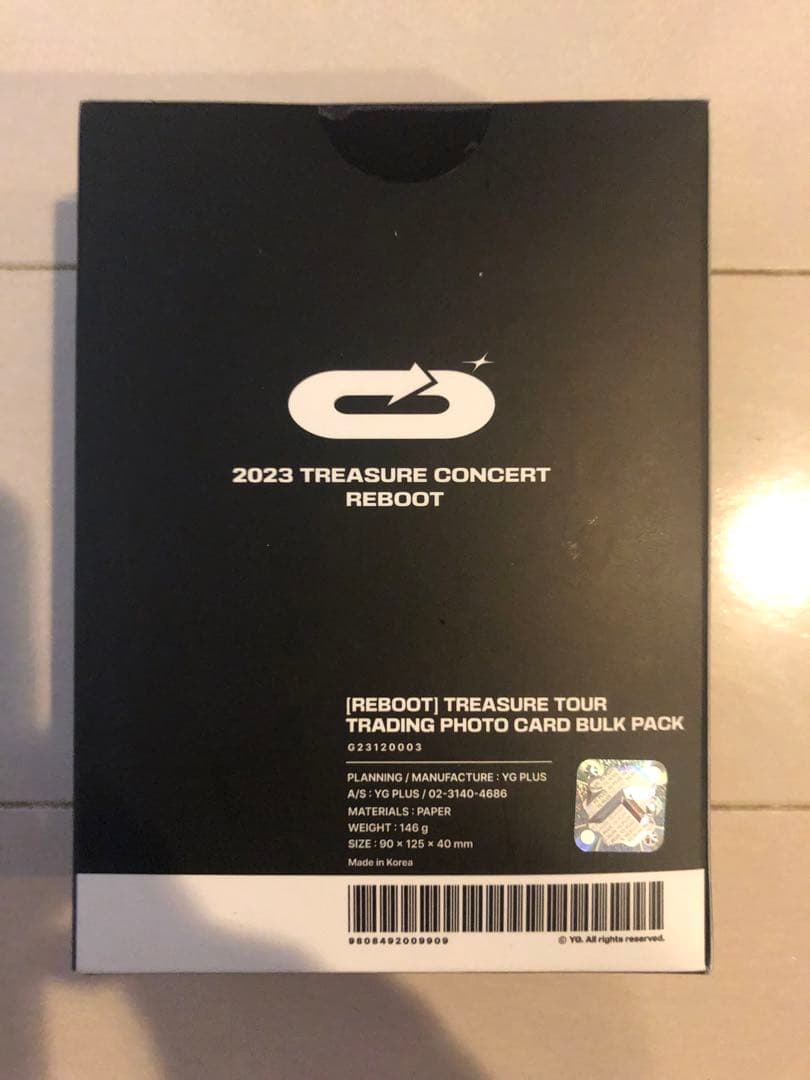 【未開封】treasure reboot ブラックパック（トレカパック）