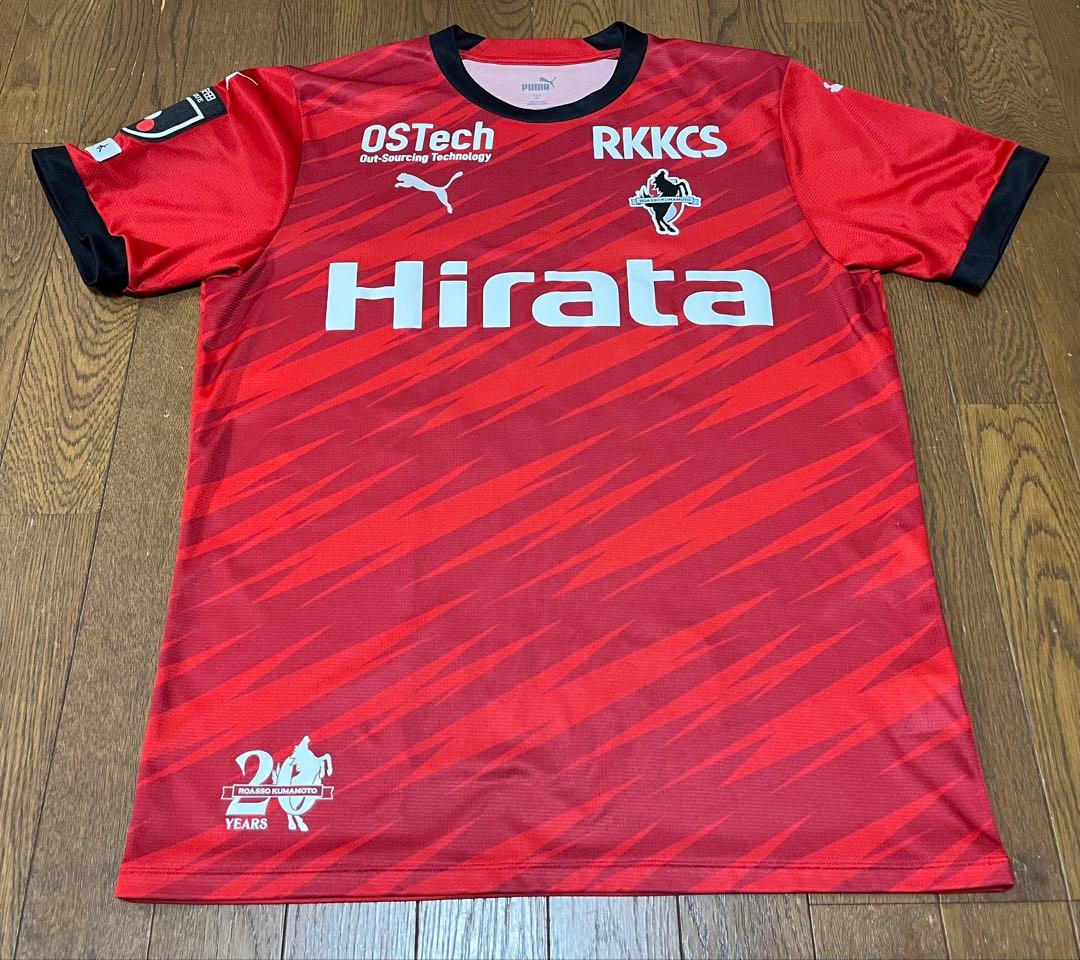 【おまけTシャツ付き】ロアッソ熊本 ユニフォームXL