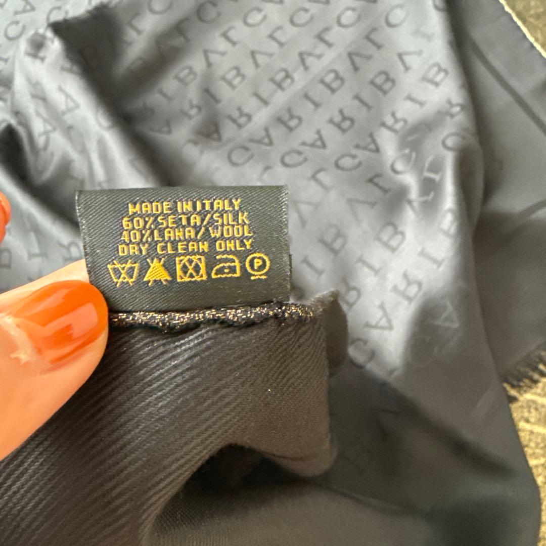 【新品未使用】イタリア製BVLGARI ストール