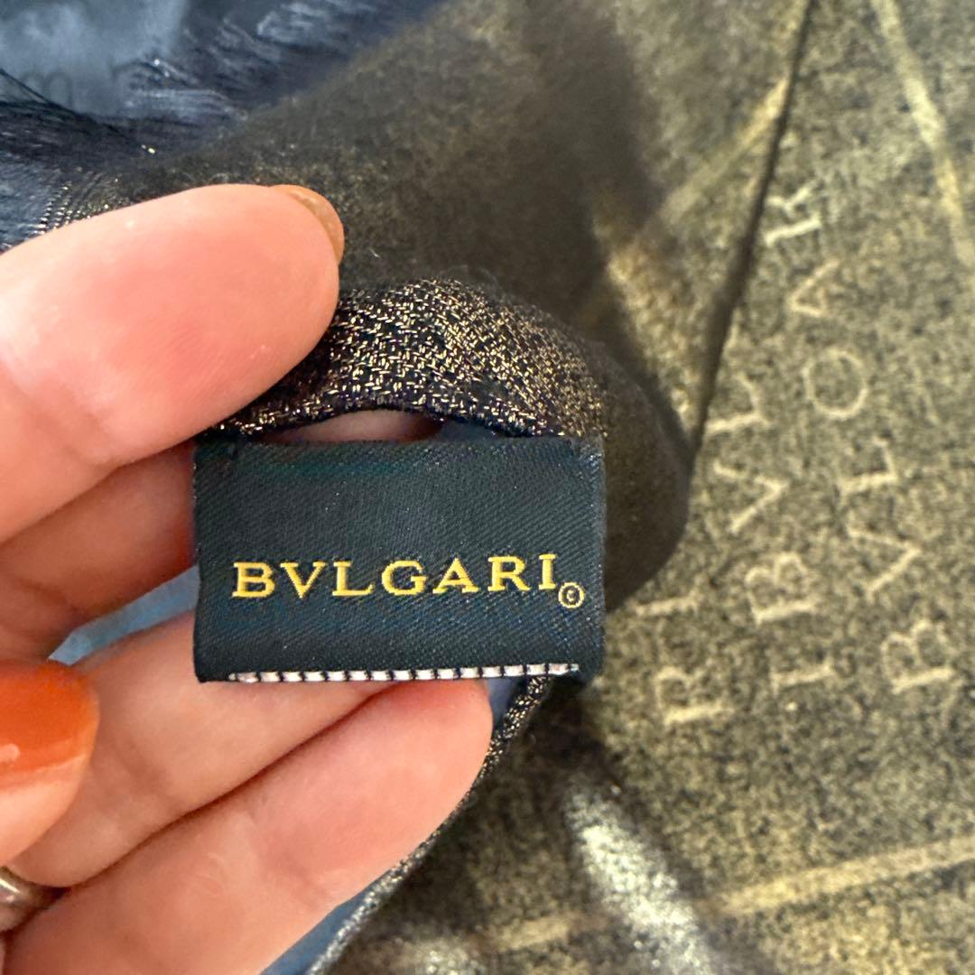 【新品未使用】イタリア製BVLGARI ストール