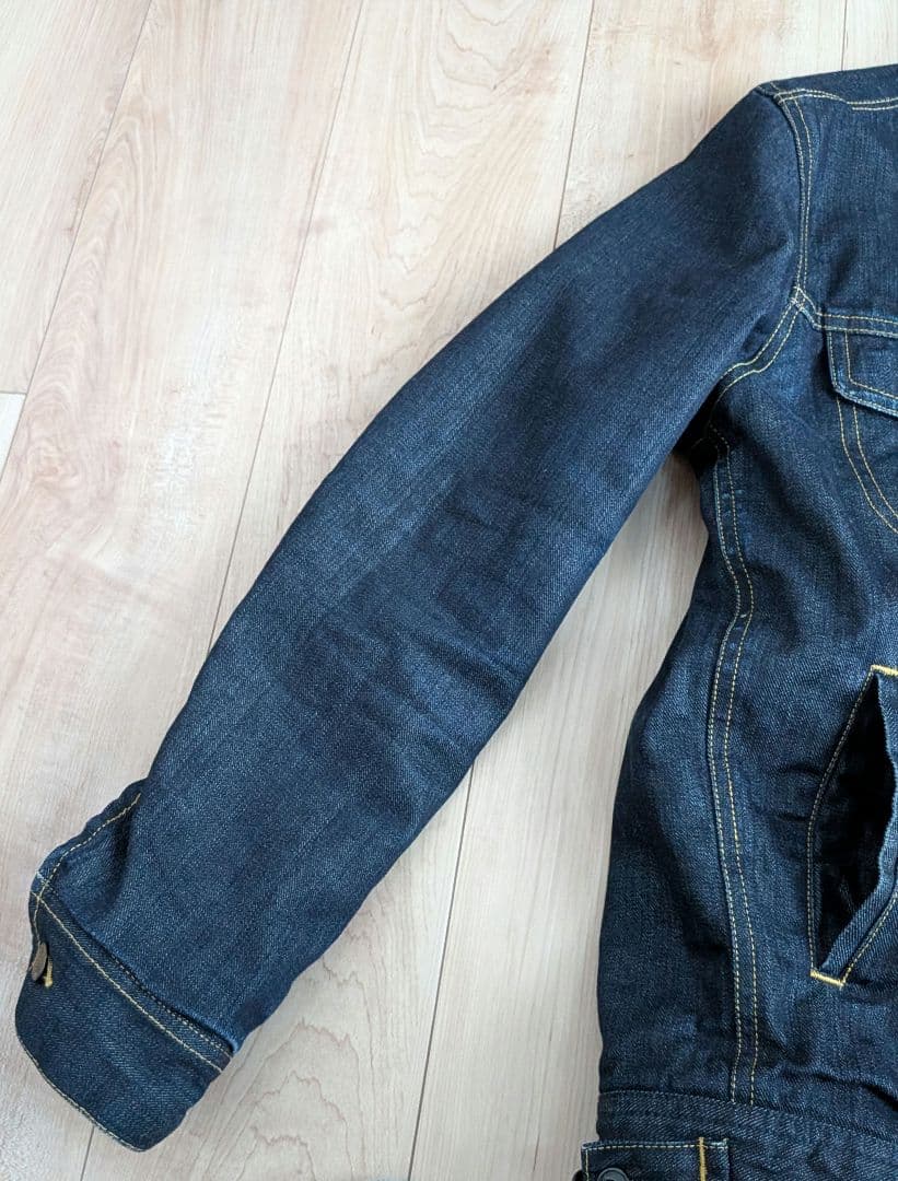 希少 Alpha Industries×Lee デニムMA1ジャケット Mサイズ