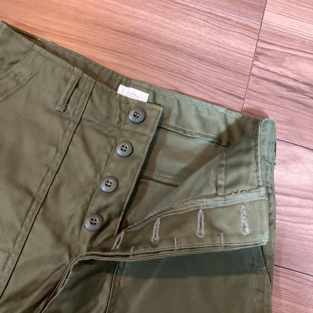 CIOTA EDIFICE 別注 スビンコットン モールスキン ベイカー パンツ