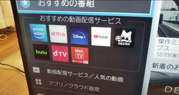 4K 液晶テレビ 東芝 REGZA 43型 2023年製 外付HDD2TB付