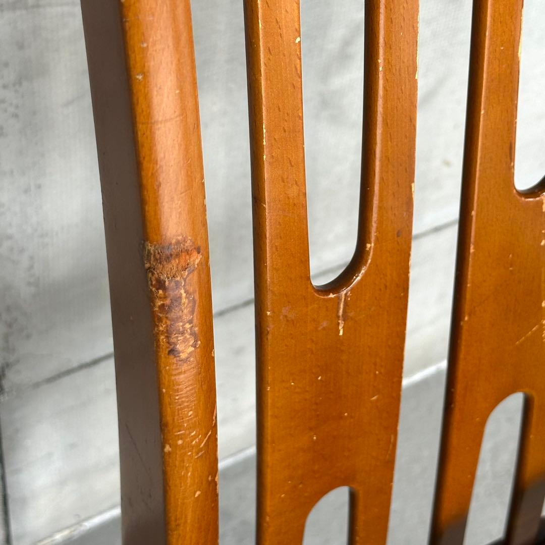 ✦昭和レトロ✦ karimokuカリモク 旧カタカナロゴ ダイニングチェア