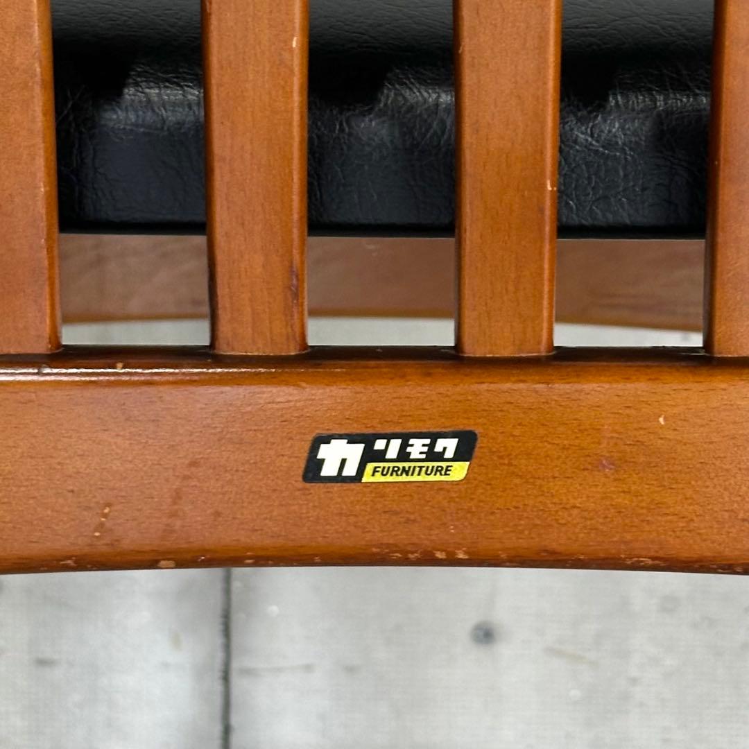 ✦昭和レトロ✦ karimokuカリモク 旧カタカナロゴ ダイニングチェア