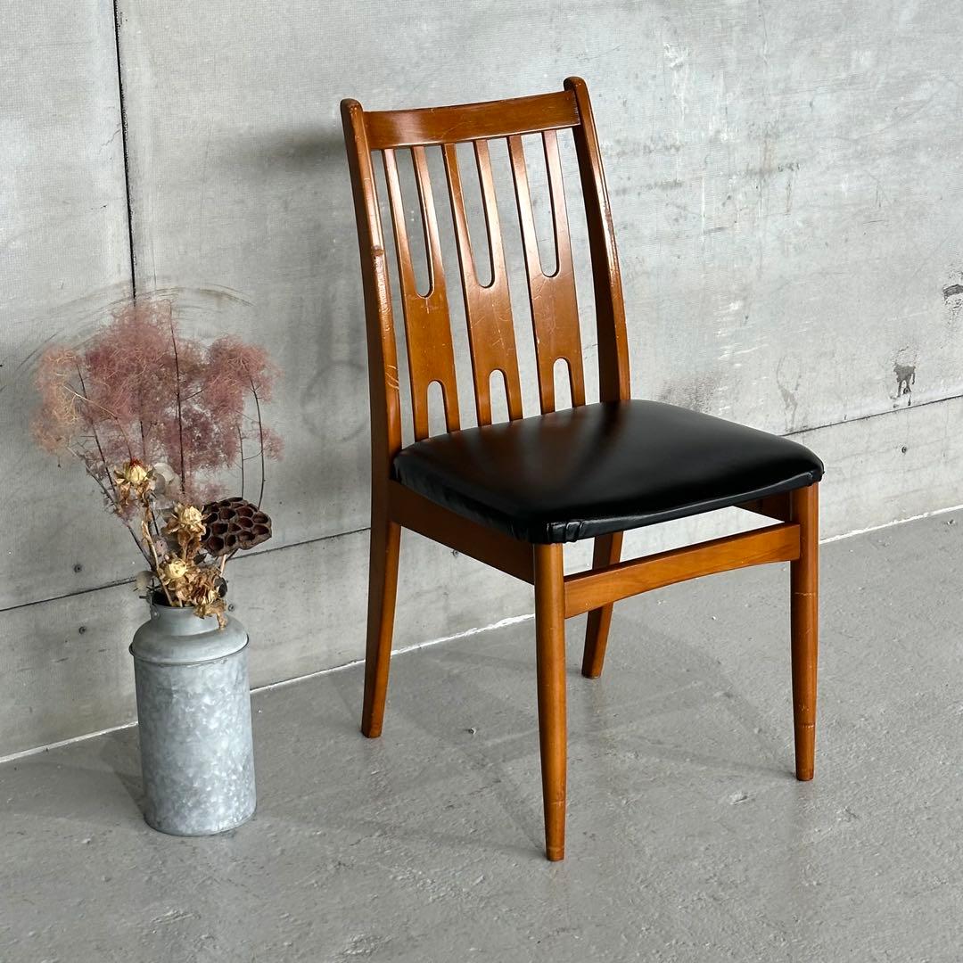 ✦昭和レトロ✦ karimokuカリモク 旧カタカナロゴ ダイニングチェア