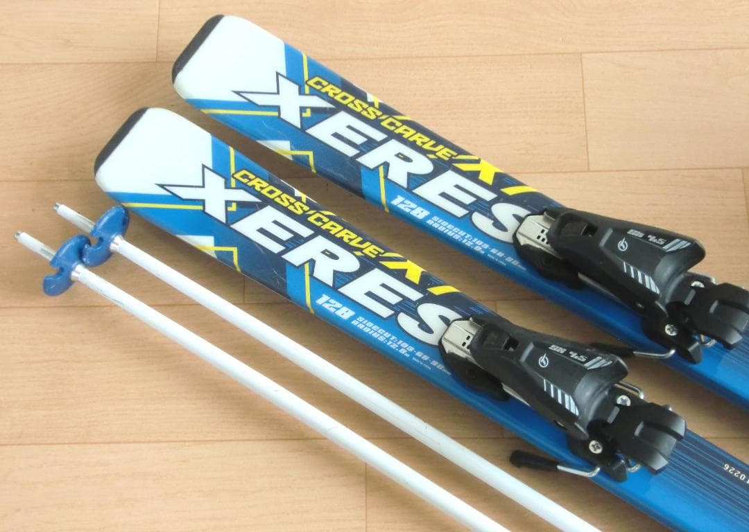 ■■11月限定■送料無料■XERES＋Hart■子供用スキーセット128/23■