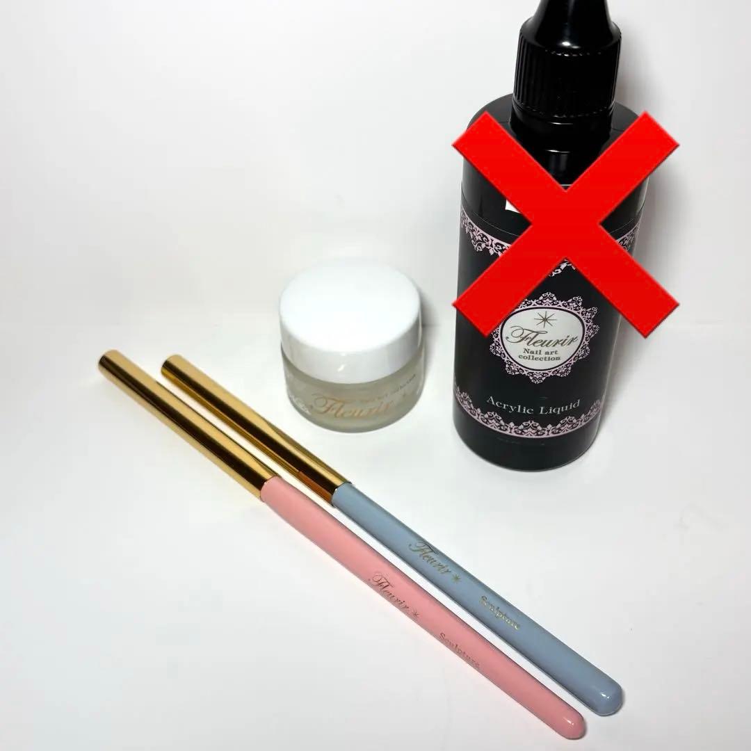 フルーリア スカルプチュアブラシ アクリル筆 ダッペンディッシュ