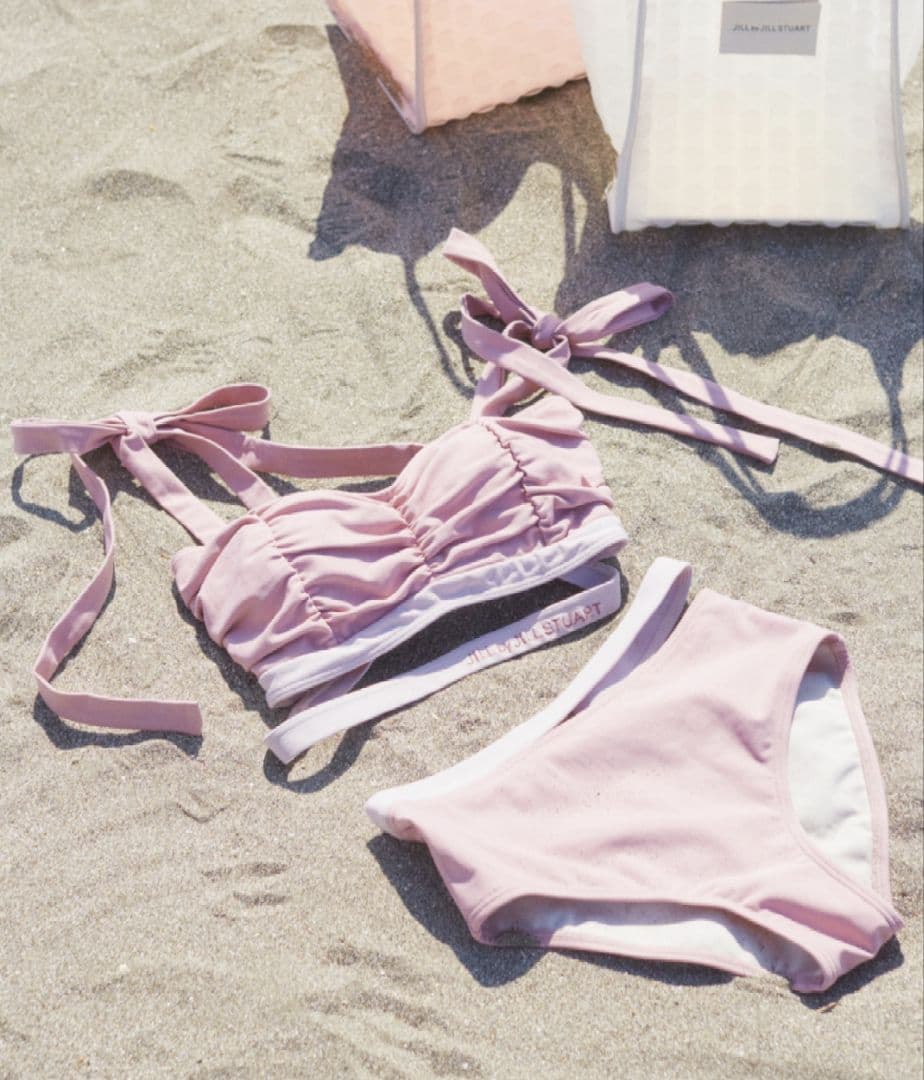 【新品】ジルバイジルスチュアート　カットアウトリボンビキニ　ピンク