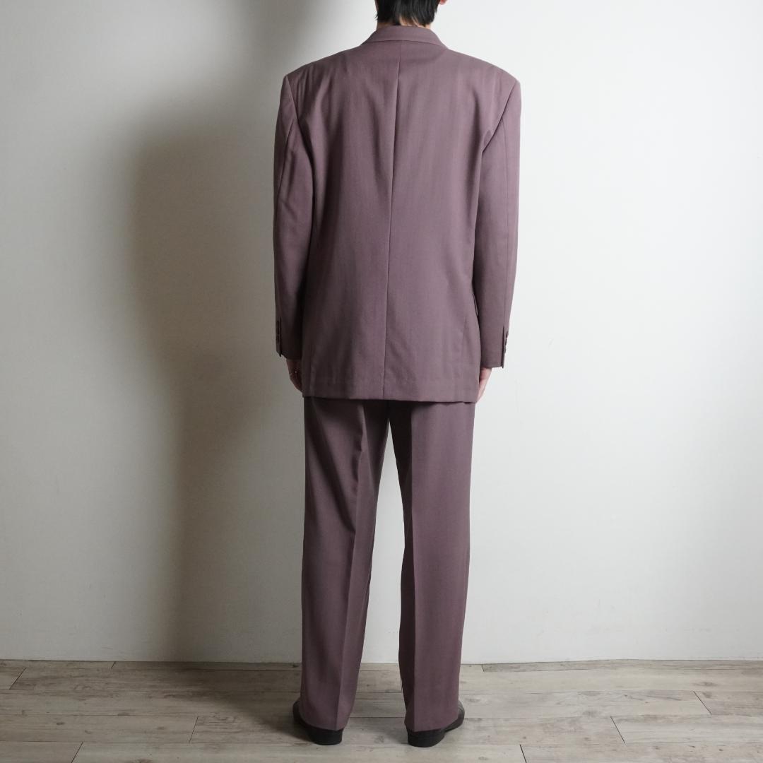 MONSIEUR LEMERE ダブルセットアップスーツ カラーピンク/TW37