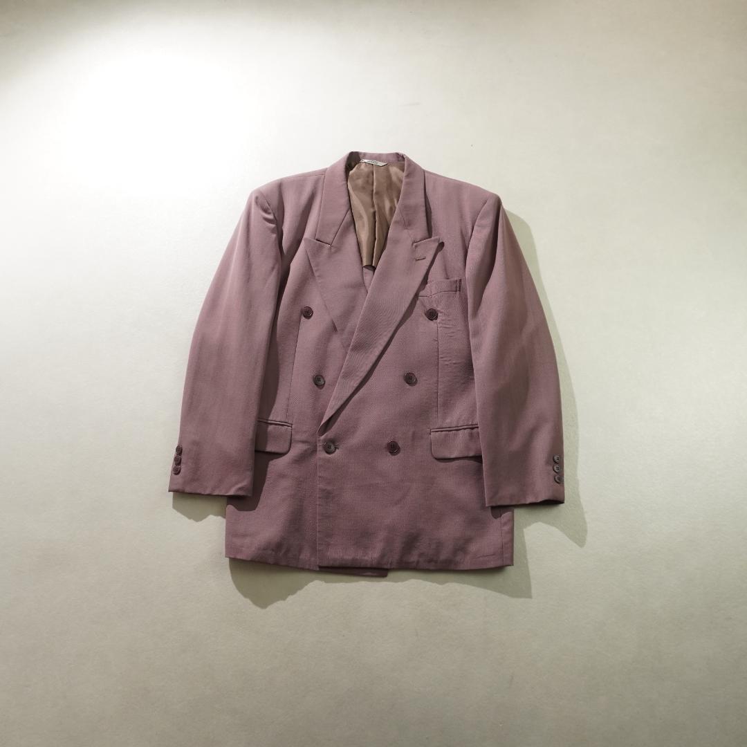 MONSIEUR LEMERE ダブルセットアップスーツ カラーピンク/TW37