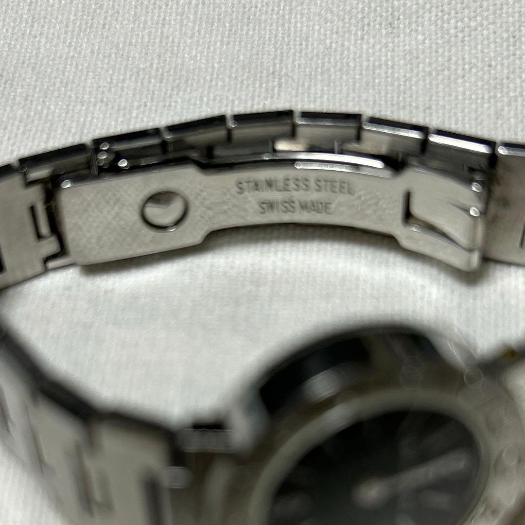 BVLGARI ブラック アナログ腕時計　訳あり(不動)