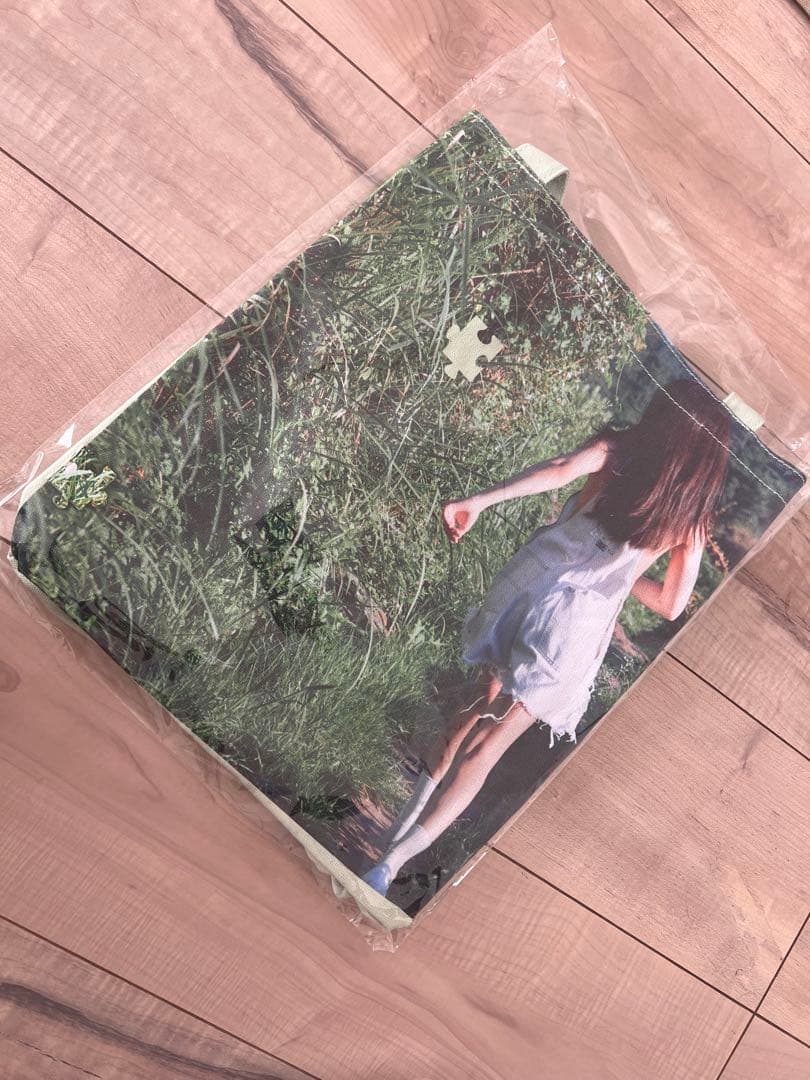 JENNIE 写真展 トートバッグ グリーン ジェニ BLACKPINK