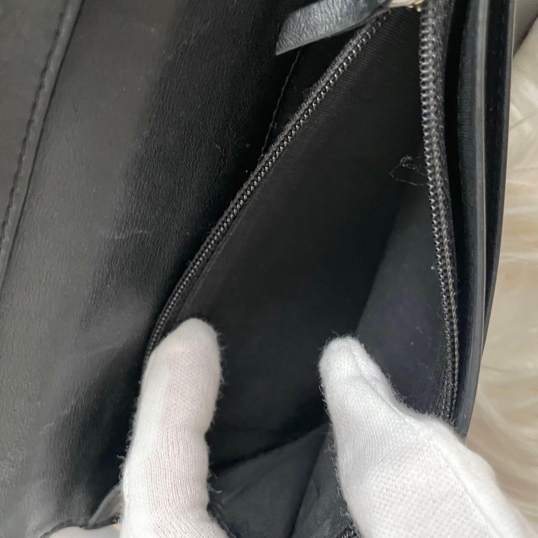 シャネル CHANEL 財布 ココマーク キャビアスキン 黒 ブラック