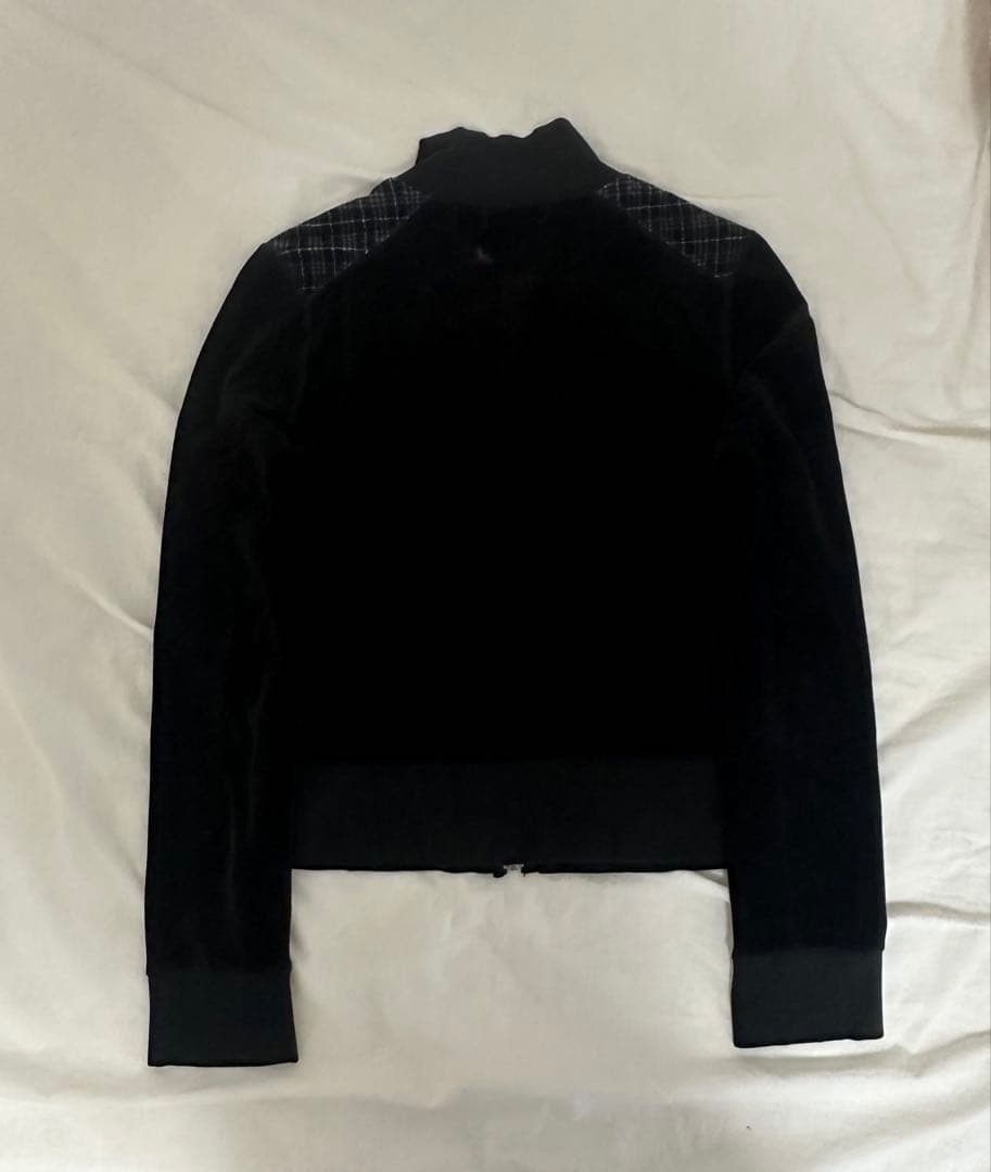 Burberry ベルベット ベロア ジャージ 黒