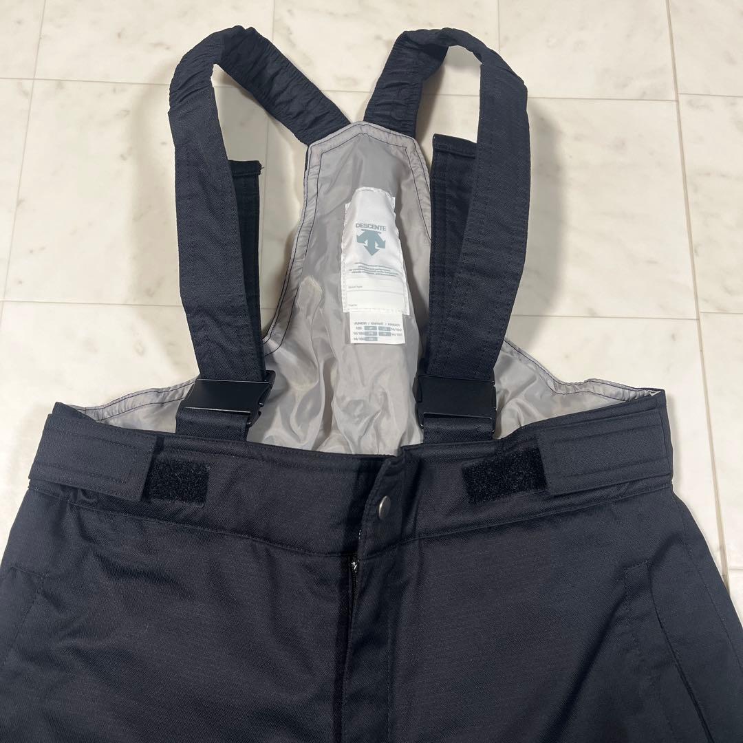 デサント スキーウエア 150 140 キッズ スノーウェア 男の子 赤 黒