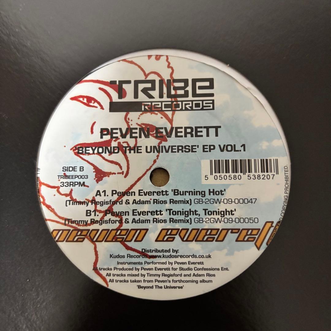 PEVEN EVERETT - BURNING HOT レコード