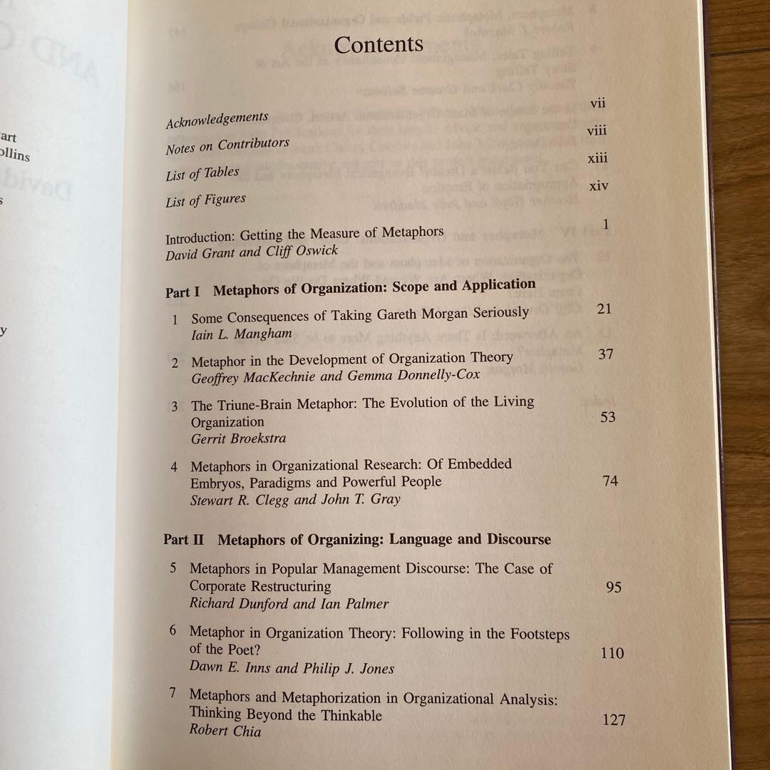 ビジネス・経済 phor and Organizations