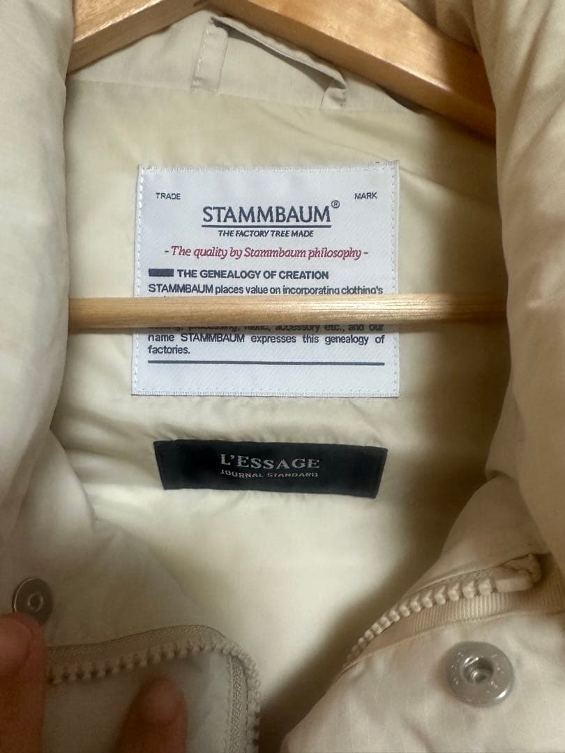JOURNAL STANDARD L'ESAAGE ダウン別注STAMMBAUM