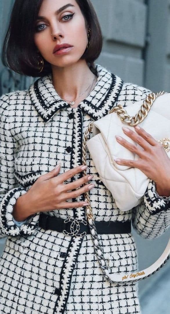 シャネル♥お上品なバイカラーの素敵コート・ジャケット♥綺麗です♥