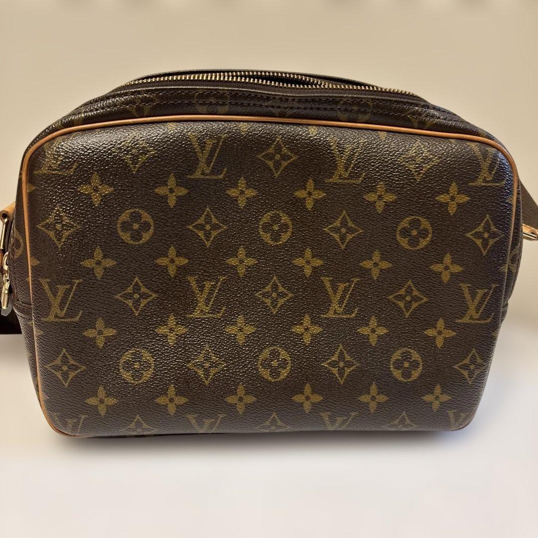 ルイ・ヴィトン モノグラム　リポーターPM 保存袋付き　美品