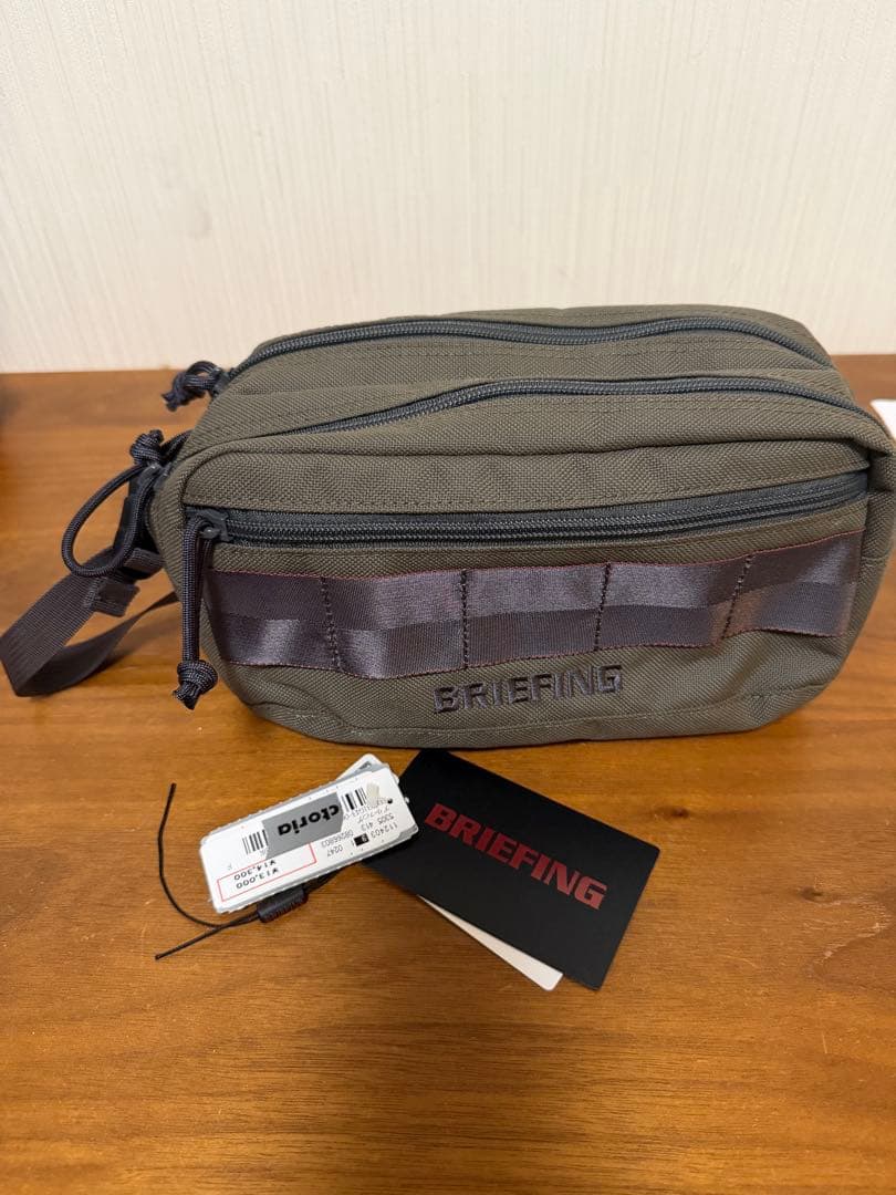 BRIEFING（ブリーフィング） DOUBLE ZIP POUCH MW
