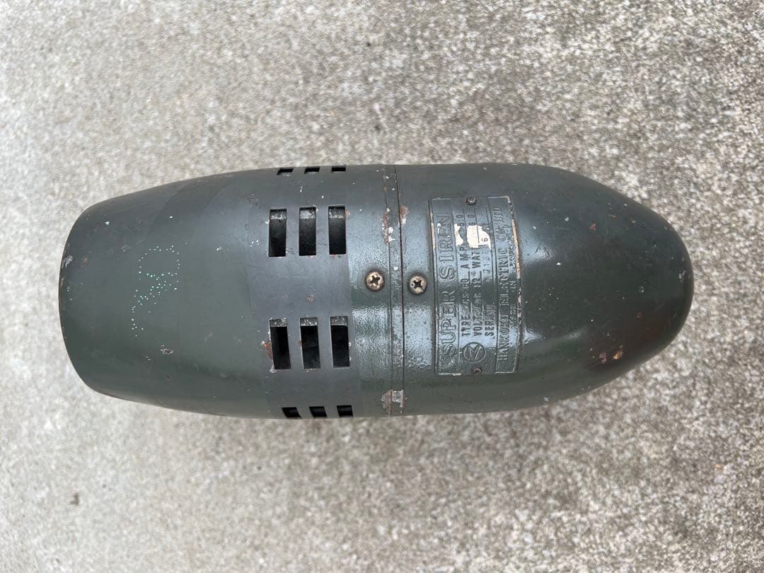 希少　三菱 ジープ 警報サイレン j3 モーターサイレン　jeep