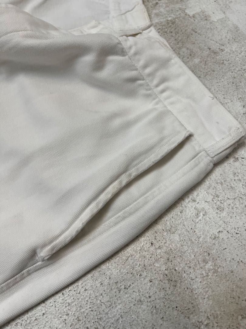 60s ワークパンツ　ホワイト　made in usa ビッグサイズ