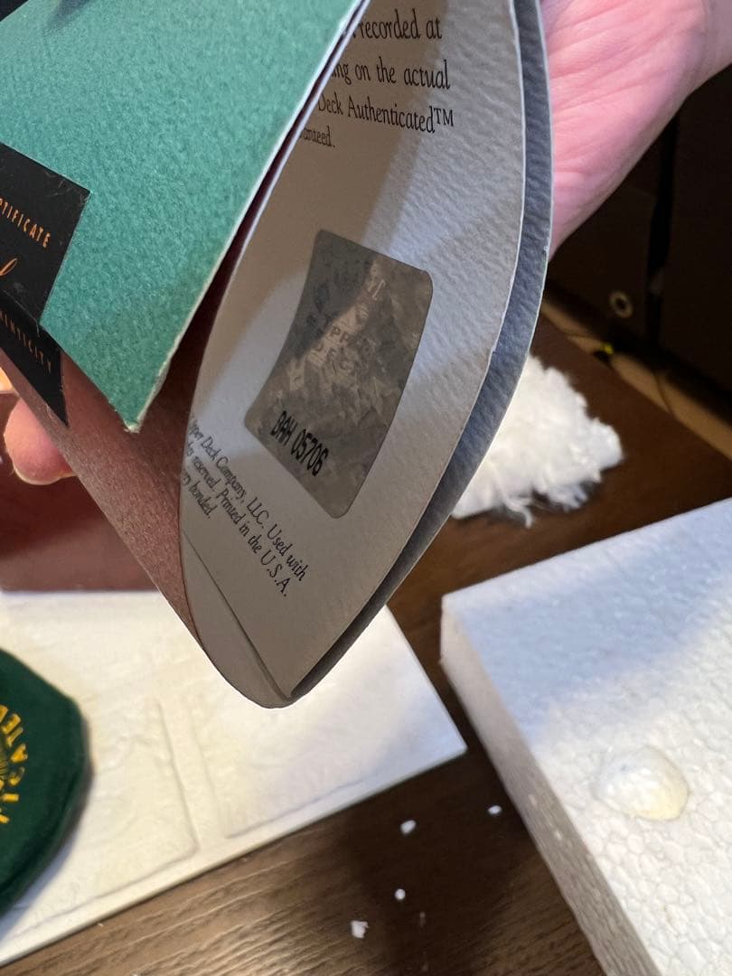 【UDA】ケン・グリフィーJr.直筆サインボール &ミニフィギュアset