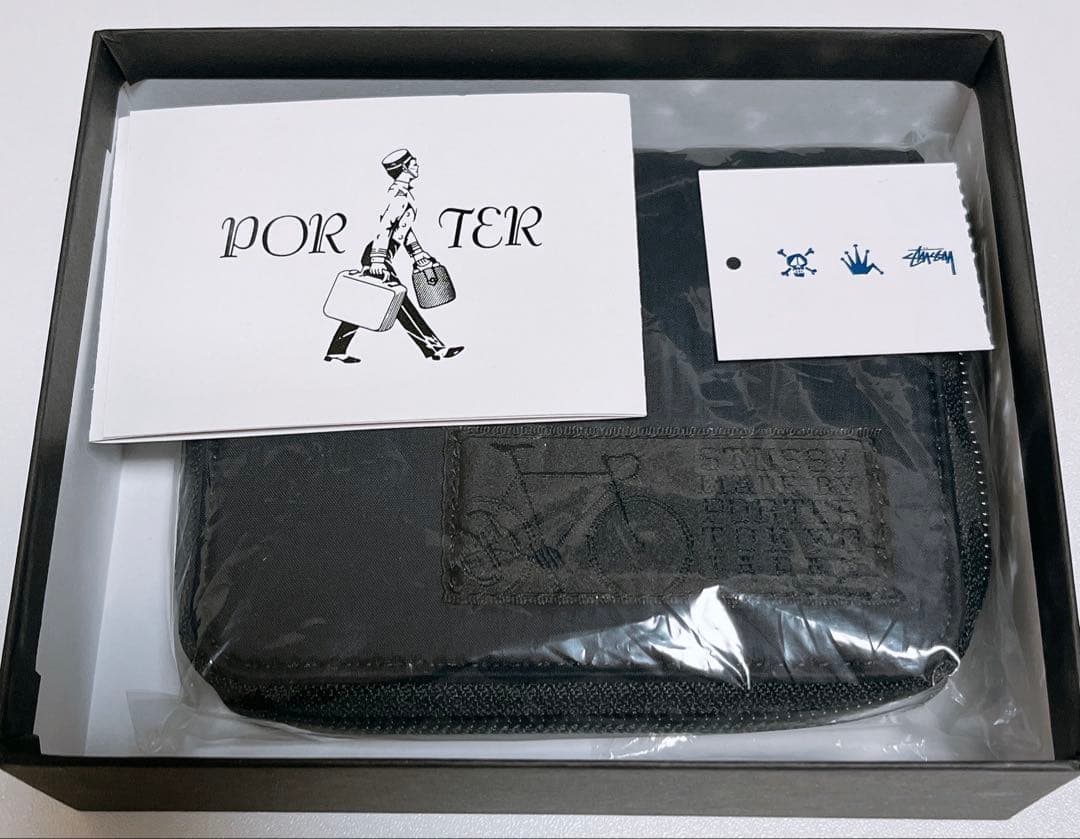 STUSSY x PORTER ポーター ステューシー 財布　新品　希少