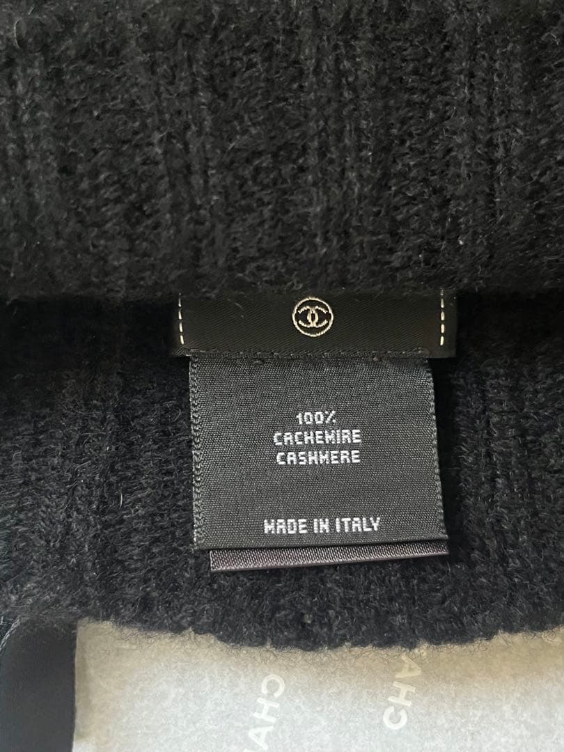 CHANEL シャネル リボン ニット帽