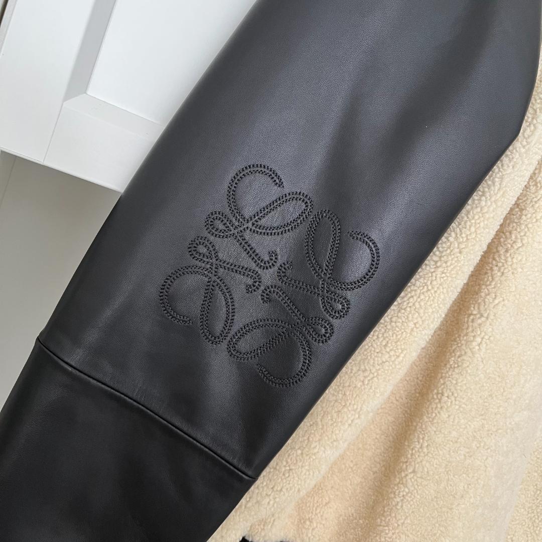 ロエベ　ブルゾン　ジャケット　サイズ36　ムートン　ラム