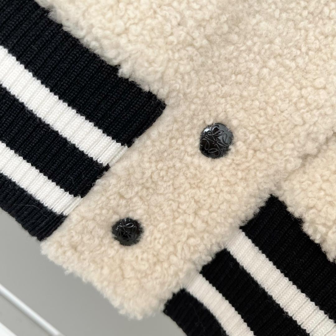 ロエベ　ブルゾン　ジャケット　サイズ36　ムートン　ラム