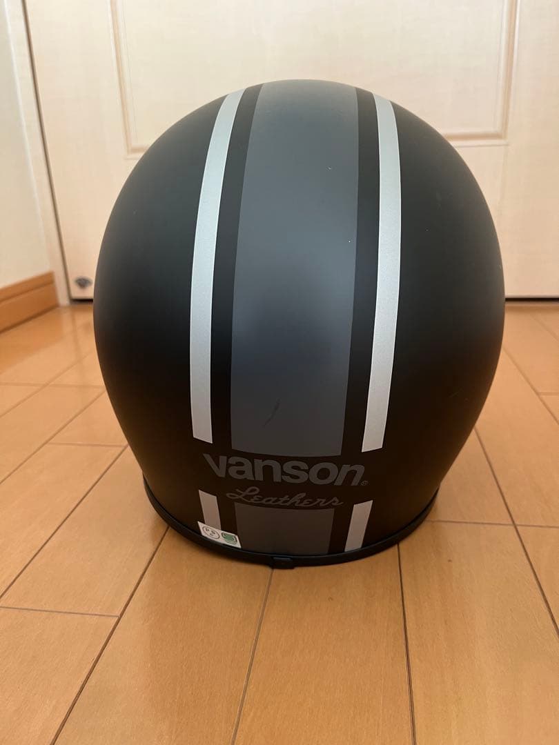 美品 希少限定品 生産終了品vanson ヘルメット マットブラック