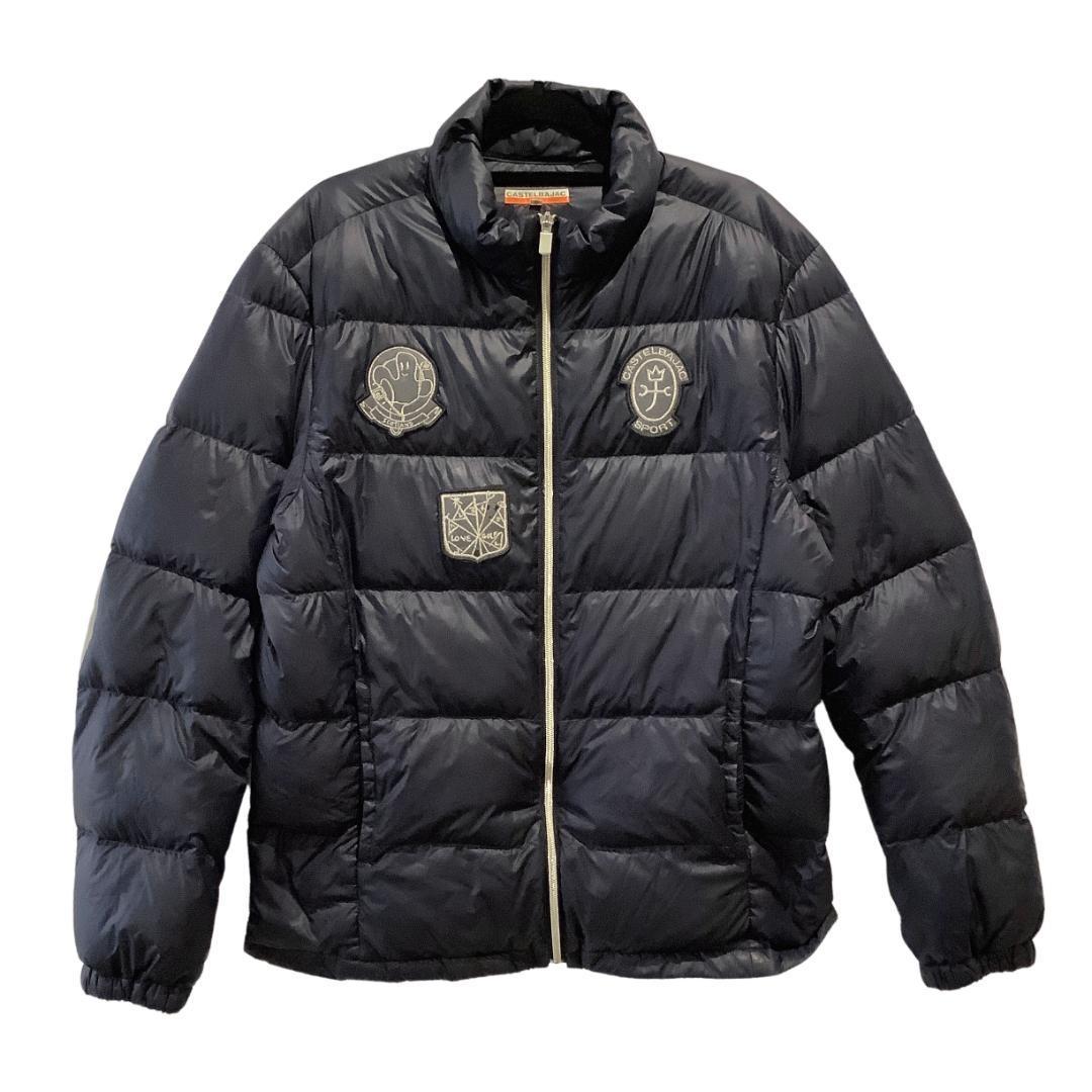 カステルバジャック　ダウンジャケット　ブラック　48サイズ　K00138