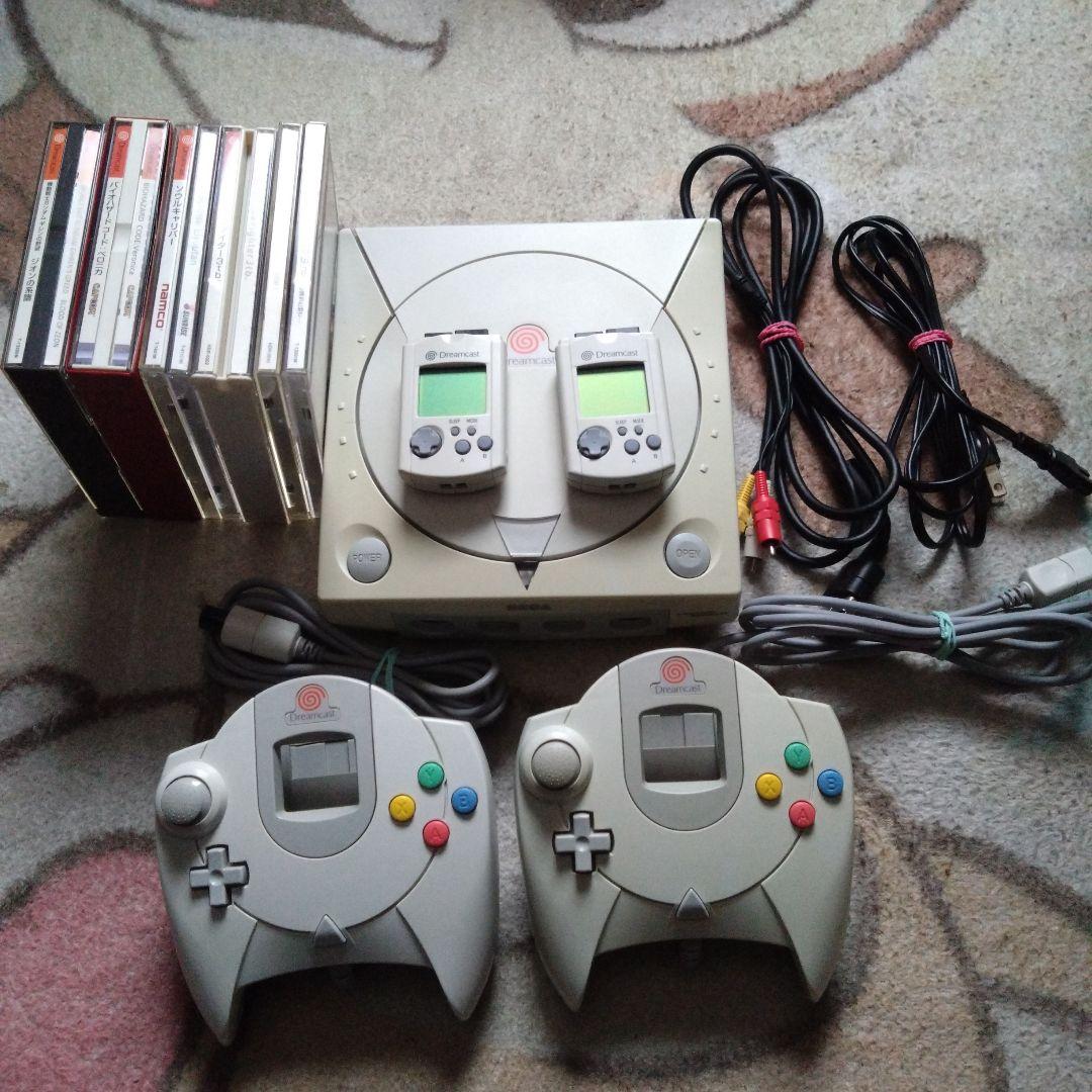 セガ Dreamcast 本体 2コントローラー ゲーム7本セット