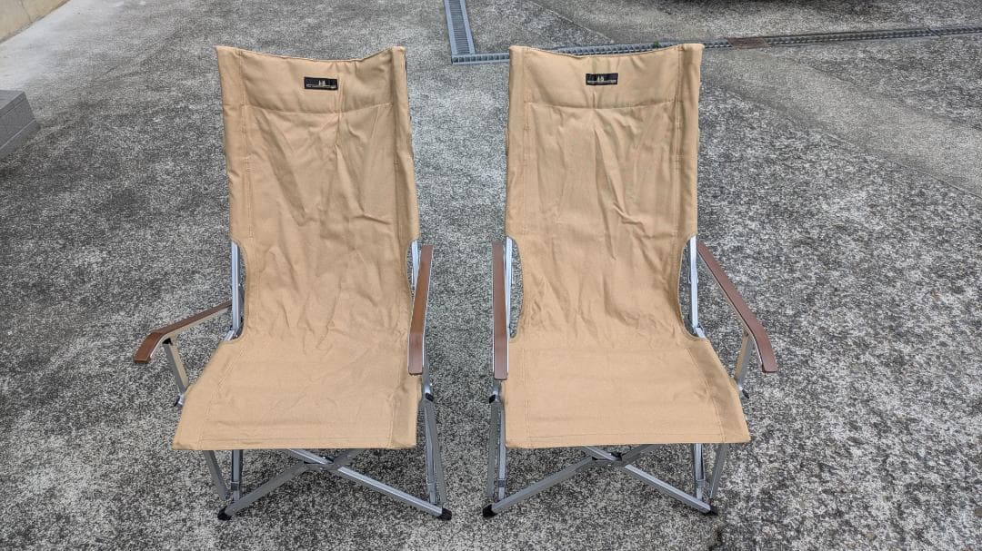 ogawa　ハイバックチェア　コットン　二脚セット