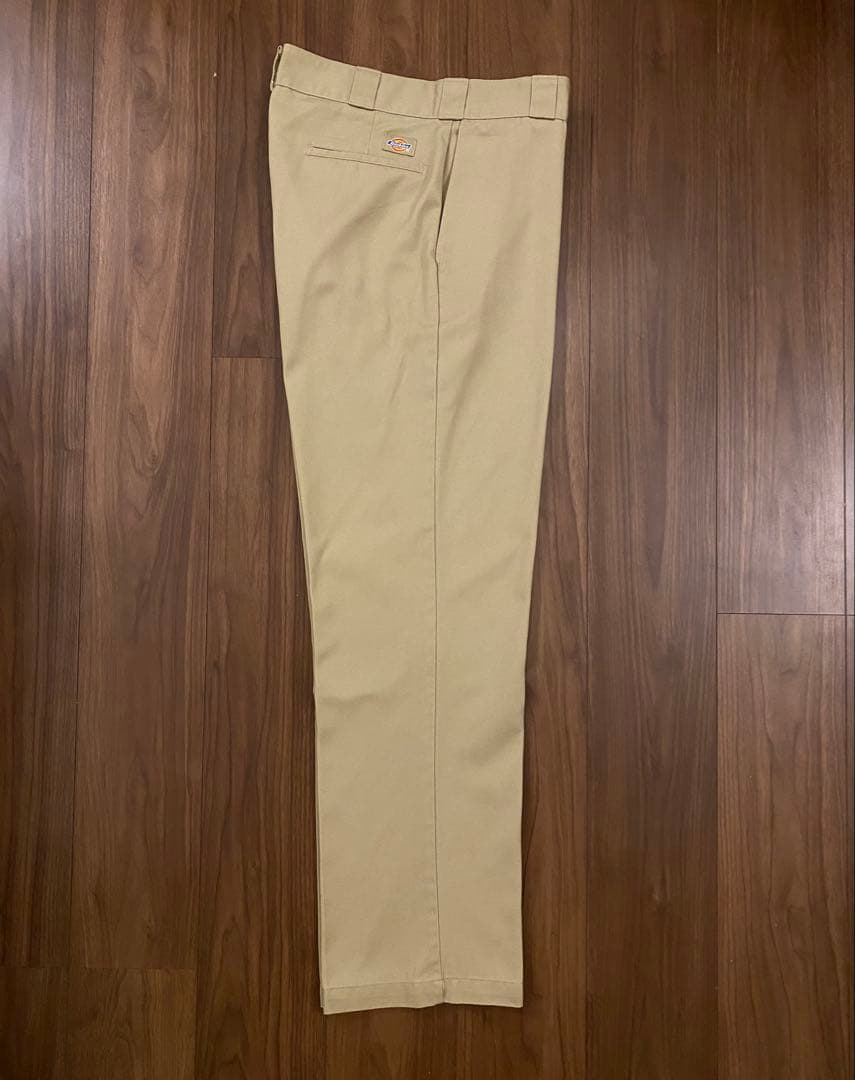 DICKIES 874 90s ベージュ W34 USA製 ミントコンディション