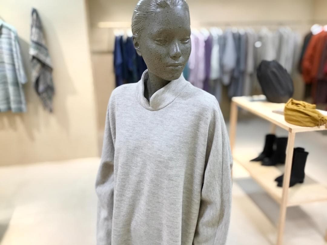 新品未使用①★2024冬ヨーガンレール☆ウール天竺フェルトワンピース☆ババグーリ