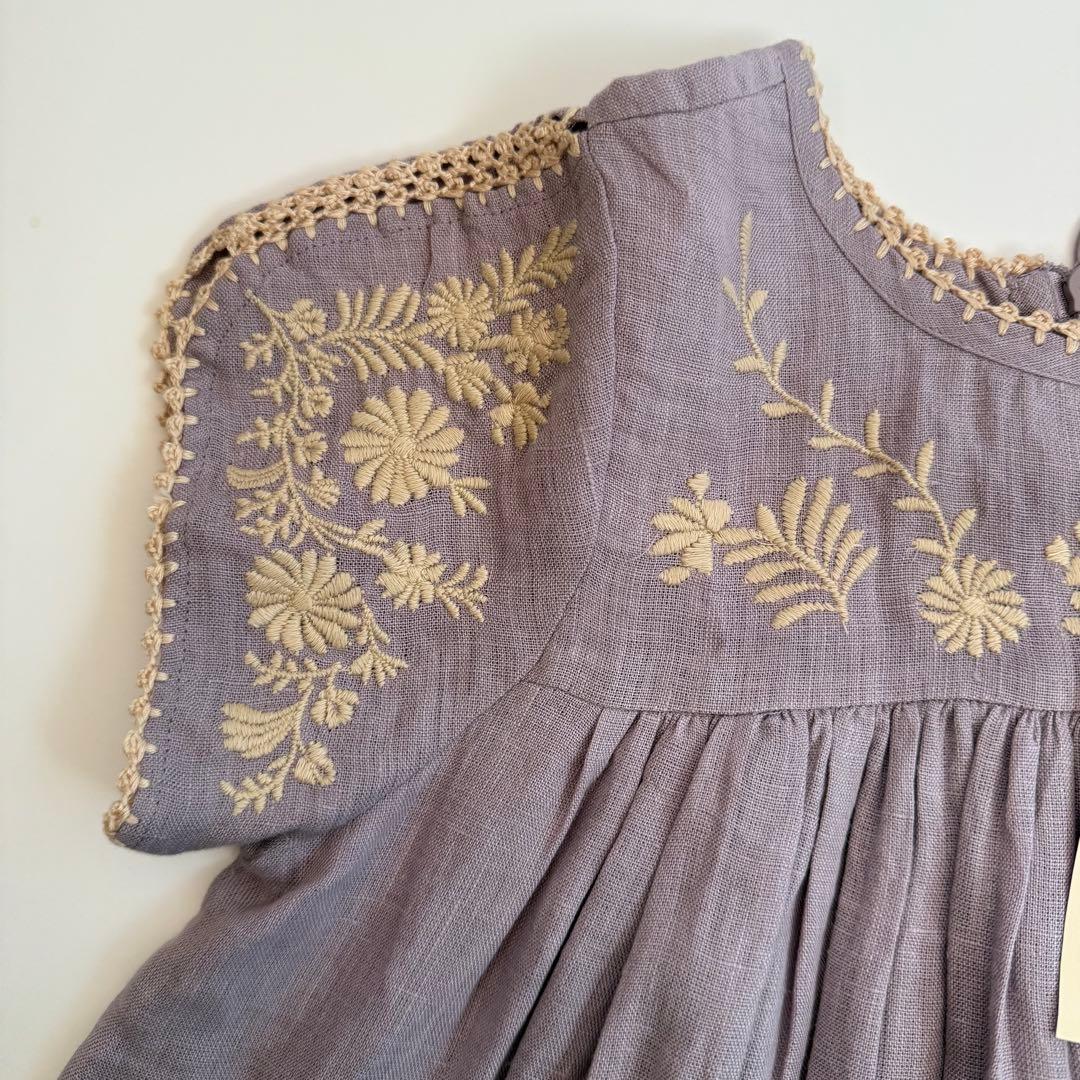 新品　apolina kids stevie dress 5-7y ワンピース