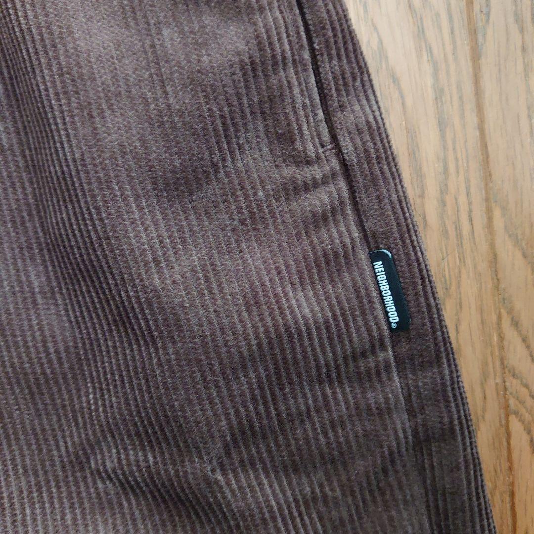 新品 NEIGHBORHOOD CORDUROY PLAIN PANTS