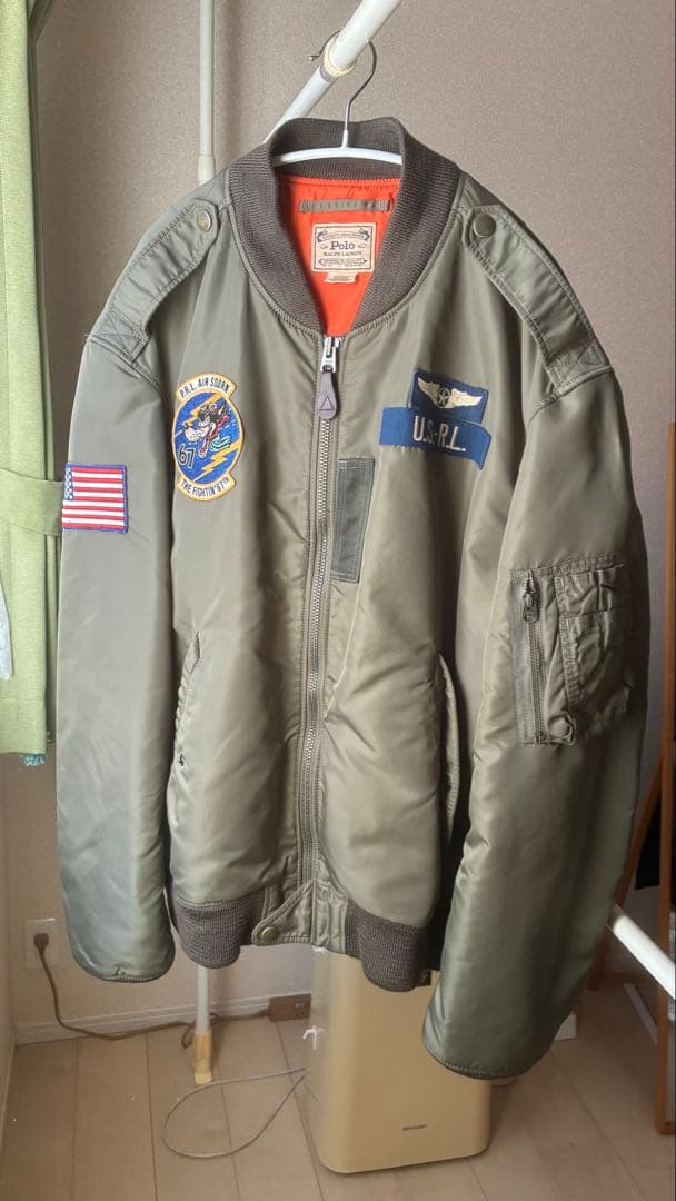 レアサイズ　ポロ ラルフローレン TWILL BOMBER JACKET