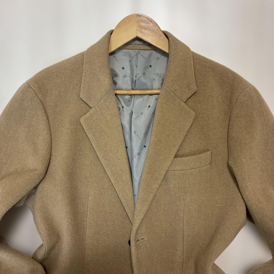 ２８日迄特価イタリア製ウール混タケオキクチシングルブレストチェスターコート XL