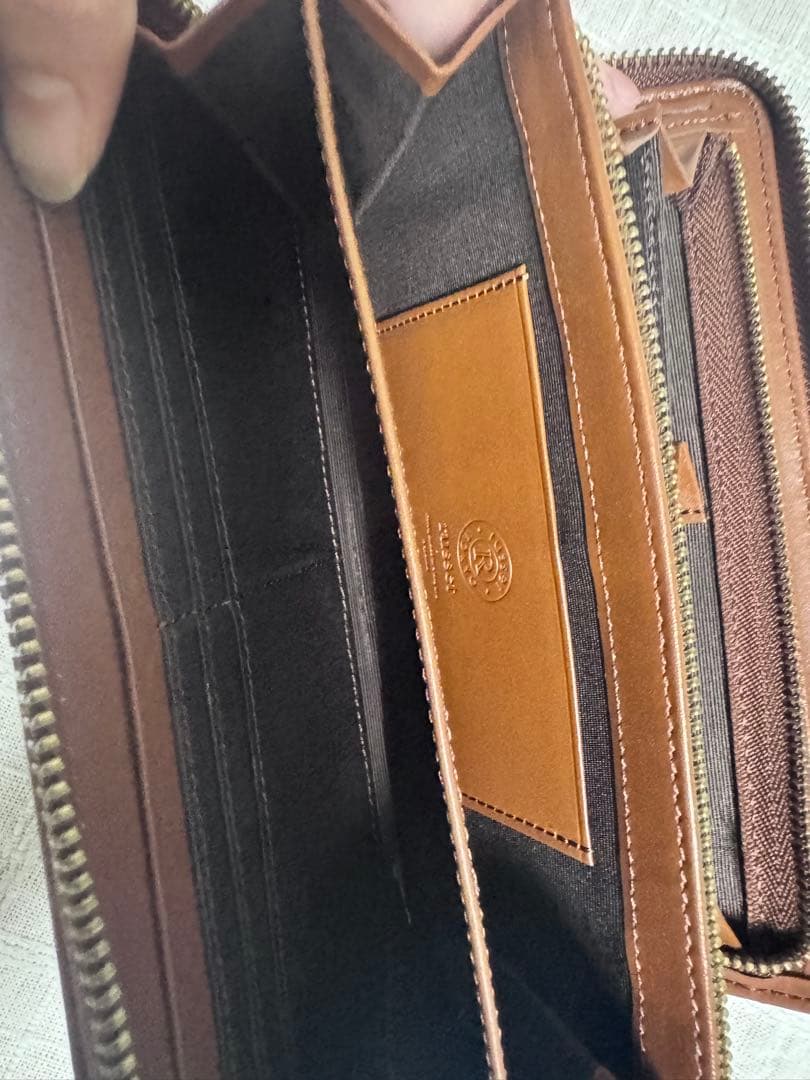 russet 長財布 ラウンドジップウォレット【美品】