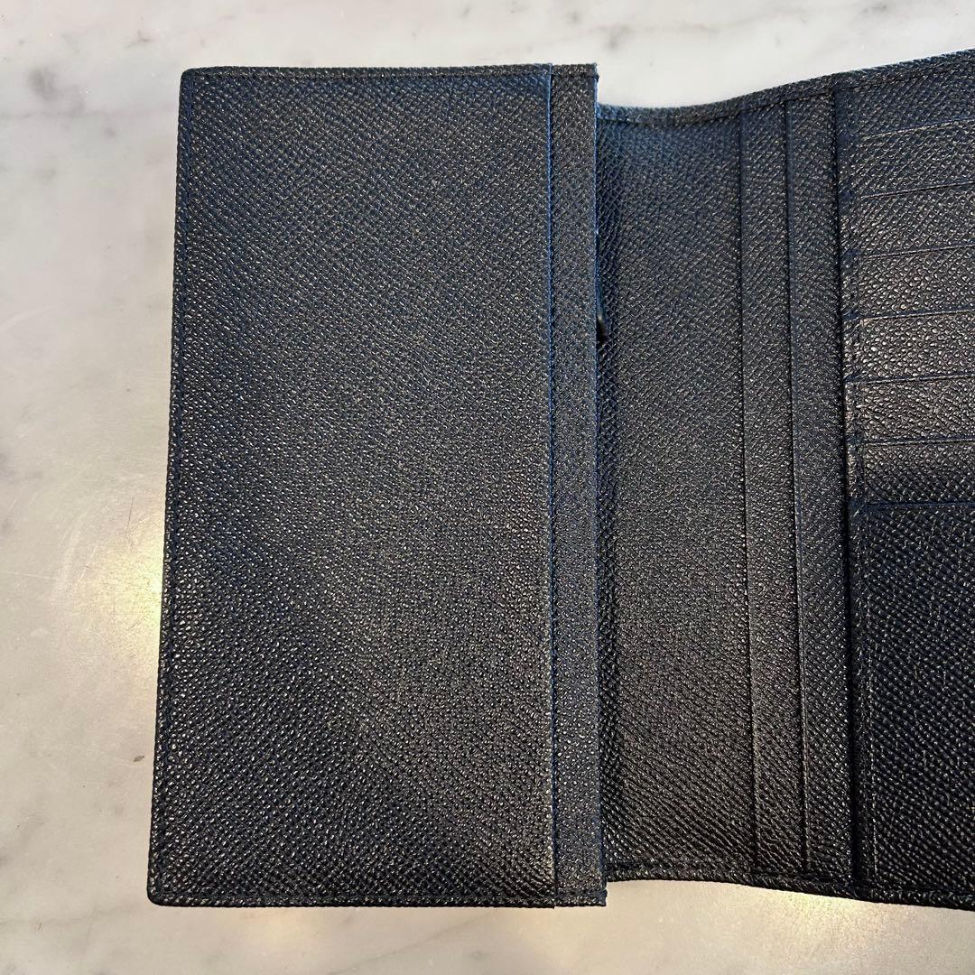 新品未使用　BVLGARI ブルガリマン　2つ折り長財布　ブラック30398