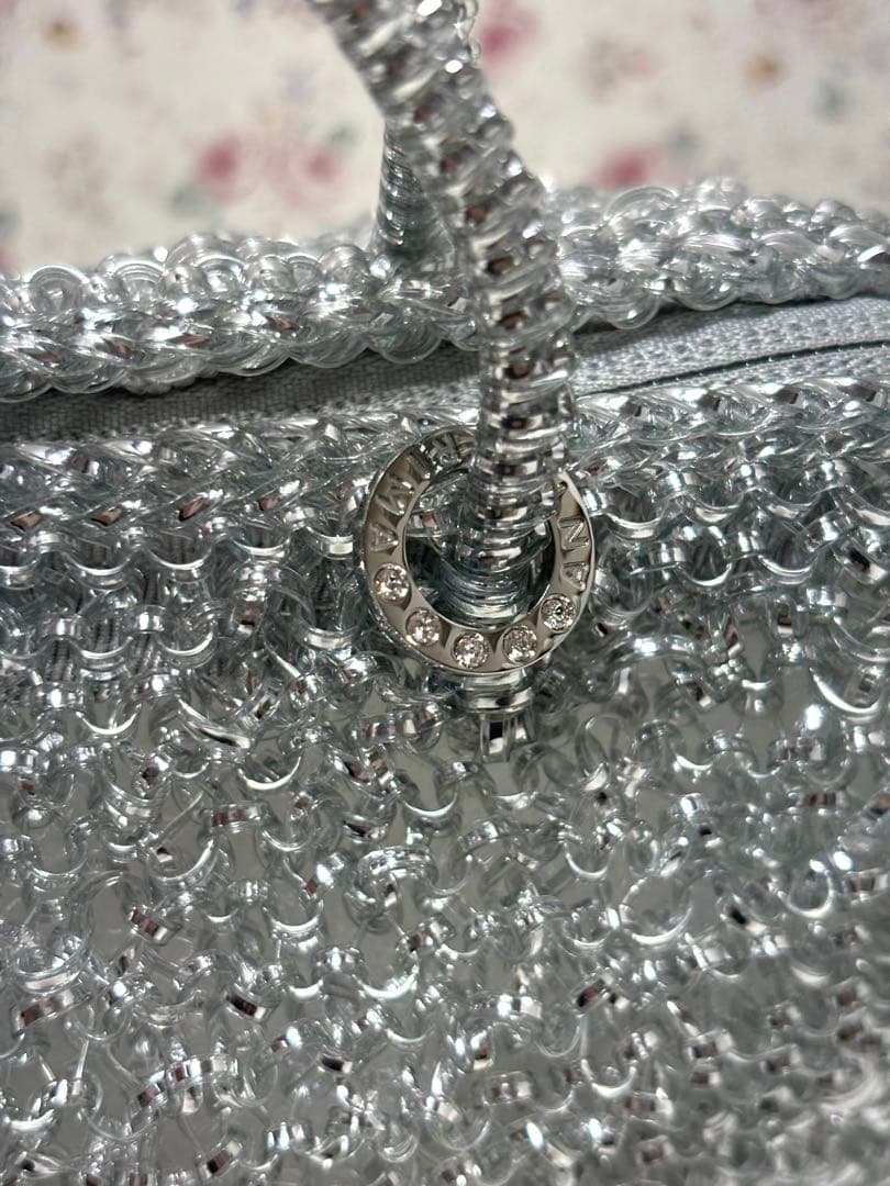 ☆アンテプリマ☆コンフェット スモール シルバー ワイヤーバッグ