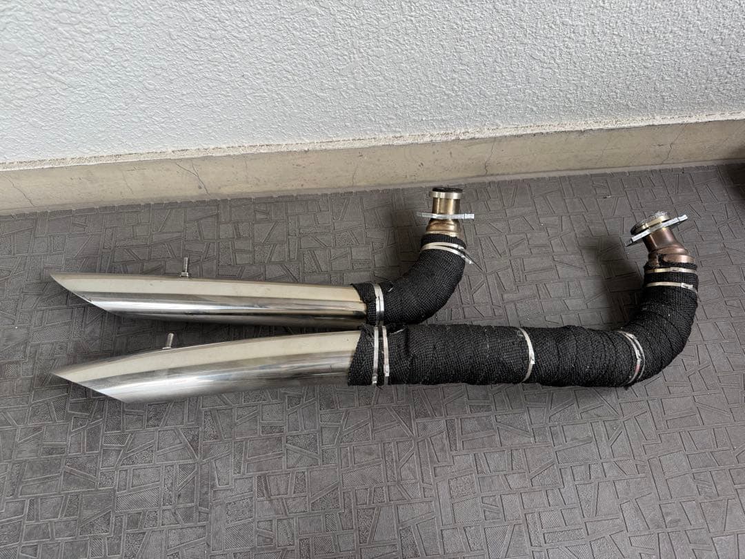 姫玲丸　ガレージT&F バルカン400 ベントマフラー60.5パイ