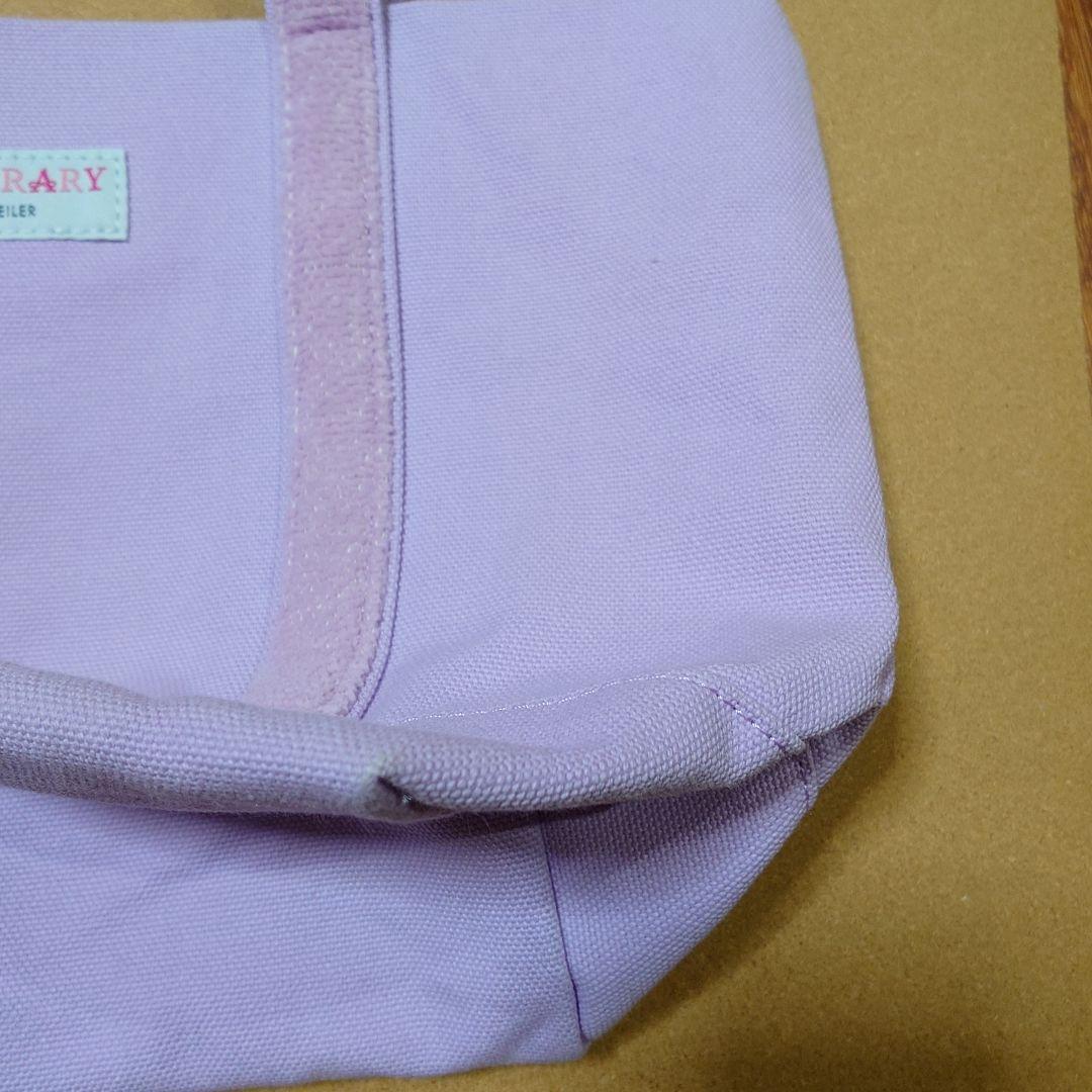 オールドテディガール ワッペントートバッグ 小 ペールパープル フェイラー