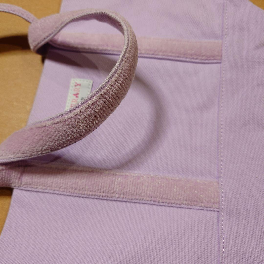 オールドテディガール ワッペントートバッグ 小 ペールパープル フェイラー